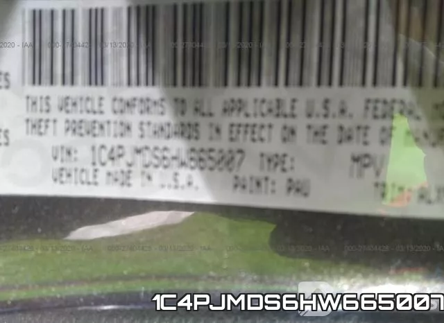 1C4PJMDS6HW665007 фото 10