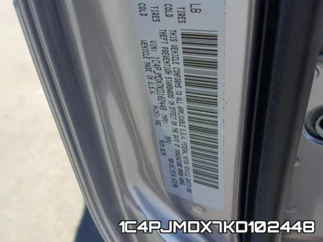 1C4PJMDX7KD102448 фото 2