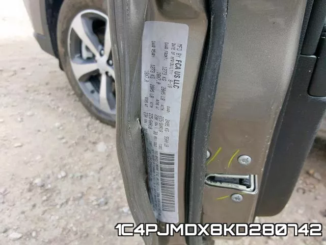 1C4PJMDX8KD280742 фото 2