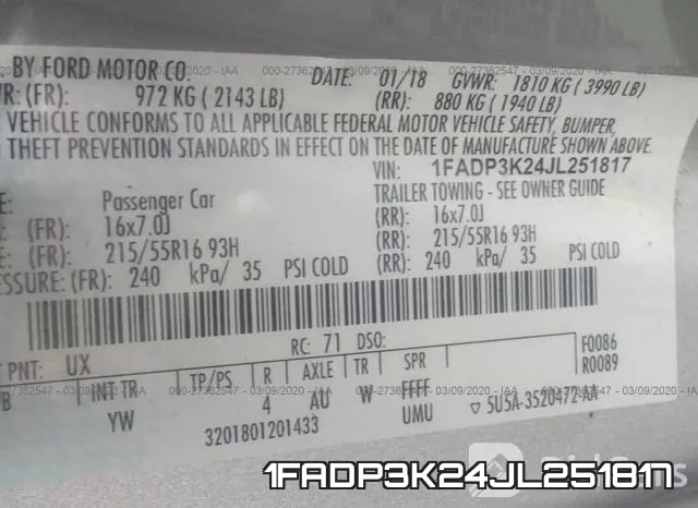 1FADP3K24JL251817 фото 10