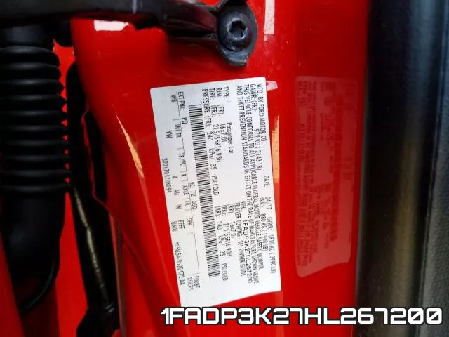 1FADP3K27HL267200 фото 2
