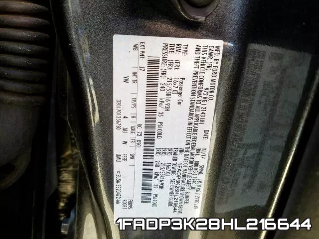 1FADP3K28HL216644 фото 2