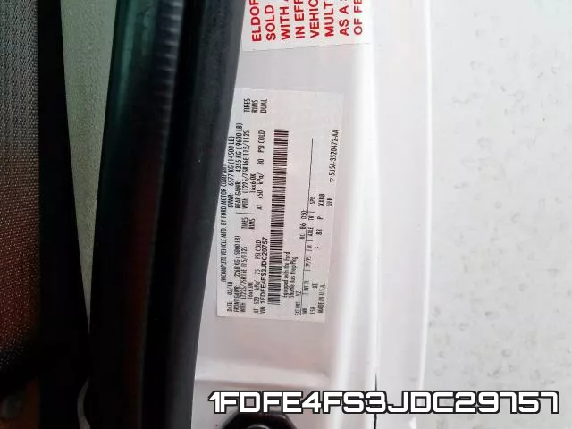 1FDFE4FS3JDC29757 фото 2