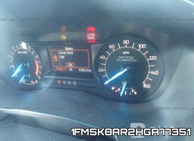 1FM5K8AR2HGA77351 фото 8