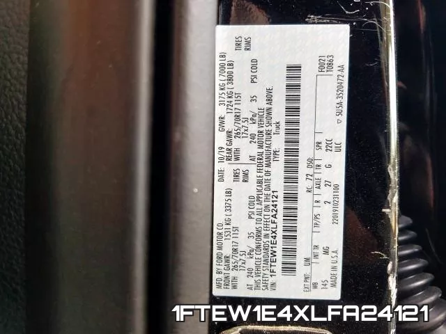 1FTEW1E4XLFA24121 фото 2