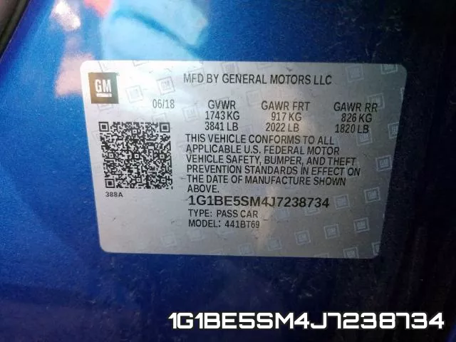 1G1BE5SM4J7238734 фото 2