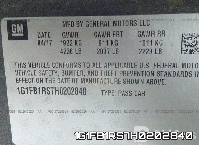 1G1FB1RS7H0202840 фото 10