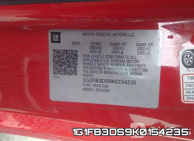 1G1FB3DS9K0154235 фото 10