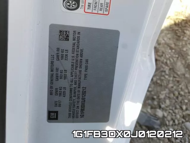 1G1FB3DX0J0120212 фото 2