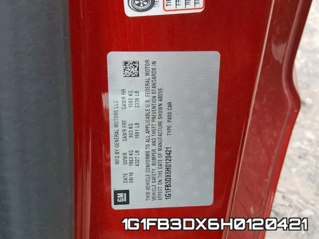 1G1FB3DX6H0120421 фото 2