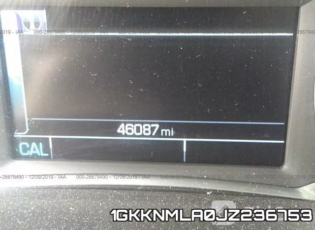 1GKKNMLA0JZ236753 фото 8