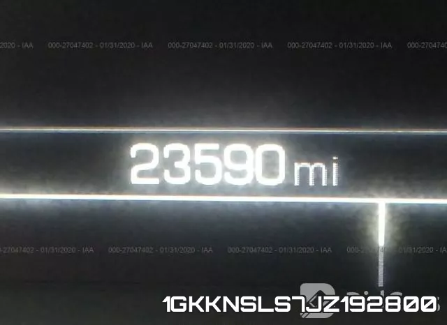 1GKKNSLS7JZ192800 фото 7