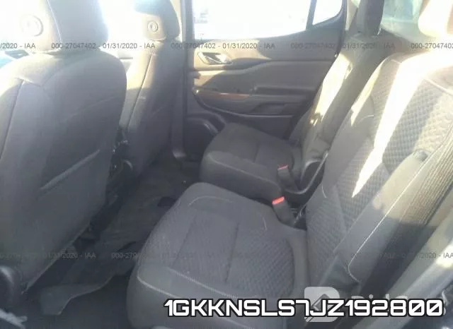 1GKKNSLS7JZ192800 фото 8