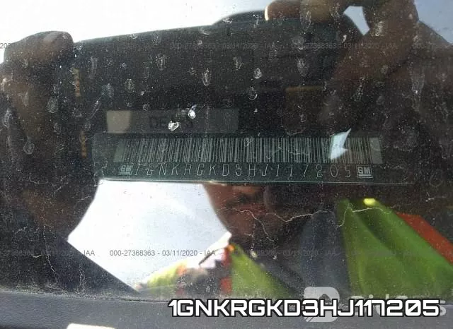 1GNKRGKD3HJ117205 фото 10