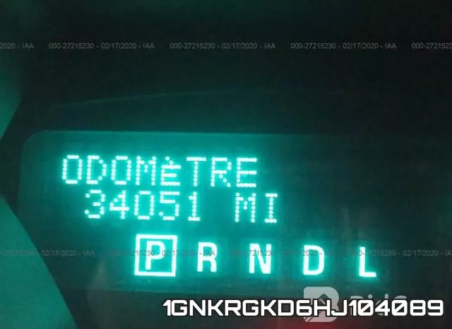 1GNKRGKD6HJ104089 фото 8