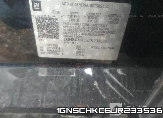 1GNSCHKC6JR233536 фото 10