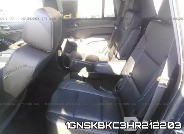 1GNSKBKC3HR212203 фото 9