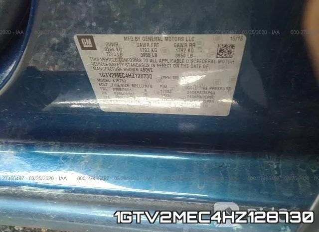 1GTV2MEC4HZ128730 фото 10