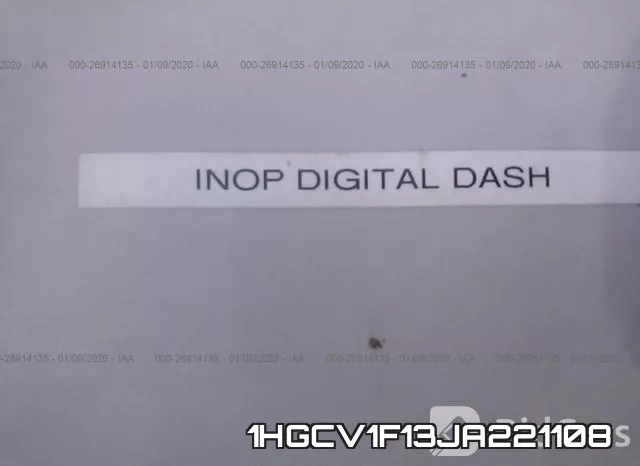 1HGCV1F13JA221108 фото 8
