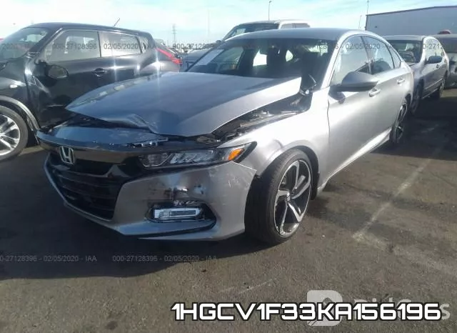 1HGCV1F33KA156196 фото 3