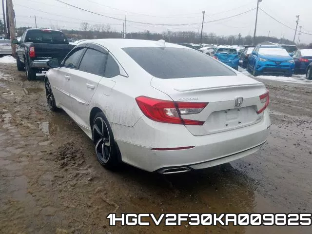 1HGCV2F30KA009825 фото 4