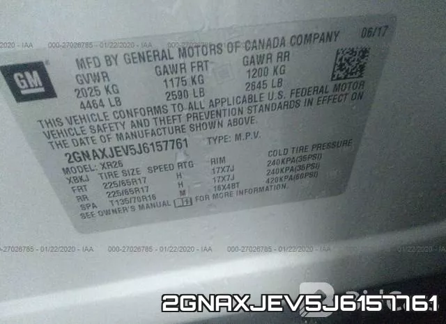 2GNAXJEV5J6157761 фото 10