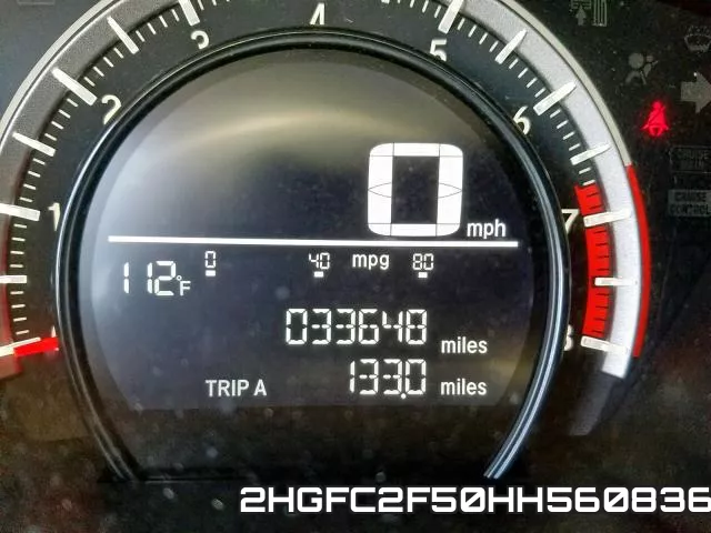2HGFC2F50HH560836 фото 9