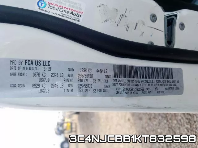 3C4NJCBB1KT832598 фото 2
