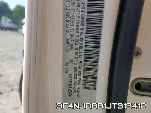 3C4NJDBB1JT313412 фото 2