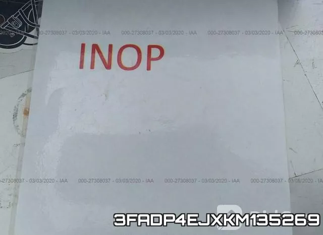 3FADP4EJXKM135269 фото 8