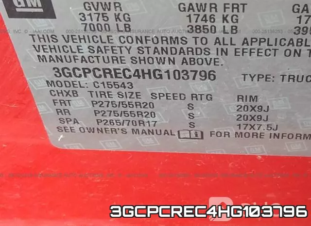 3GCPCREC4HG103796 фото 10