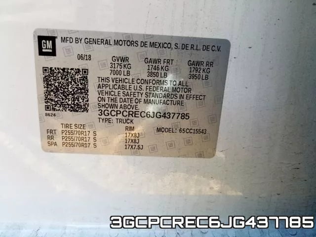 3GCPCREC6JG437785 фото 2