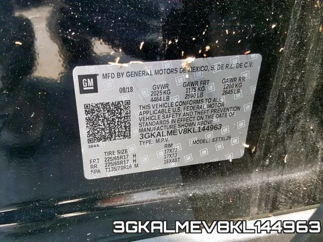 3GKALMEV8KL144963 фото 2