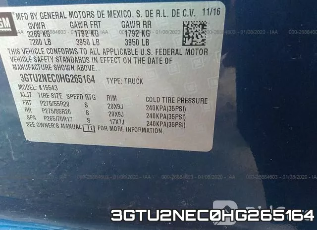 3GTU2NEC0HG265164 фото 10