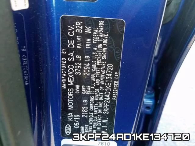 3KPF24AD1KE134720 фото 2