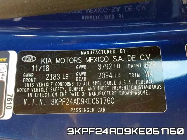 3KPF24AD9KE061760 фото 2