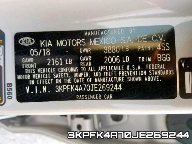 3KPFK4A70JE269244 фото 2