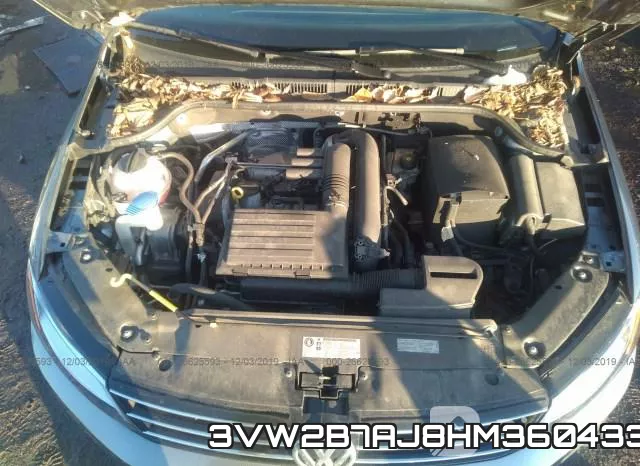 3VW2B7AJ8HM360433 фото 2