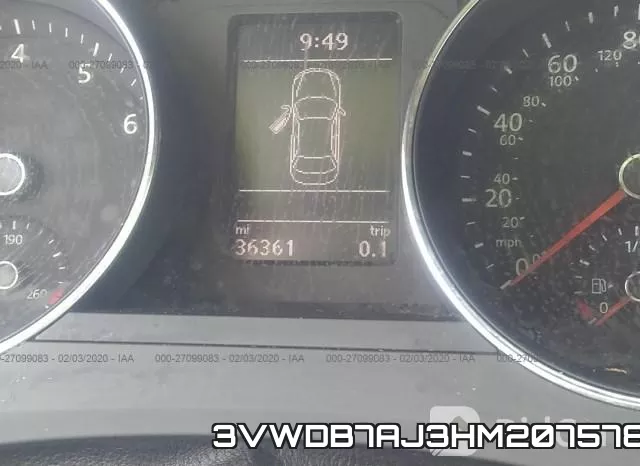 3VWDB7AJ3HM207578 фото 8