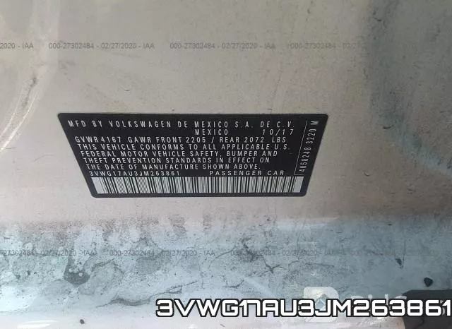 3VWG17AU3JM263861 фото 10