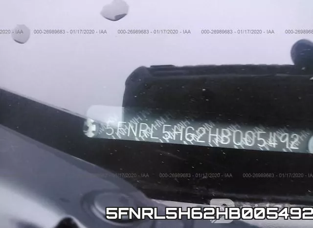 5FNRL5H62HB005492 фото 10