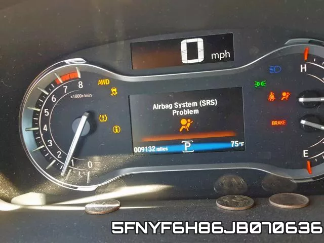 5FNYF6H86JB070636 фото 9