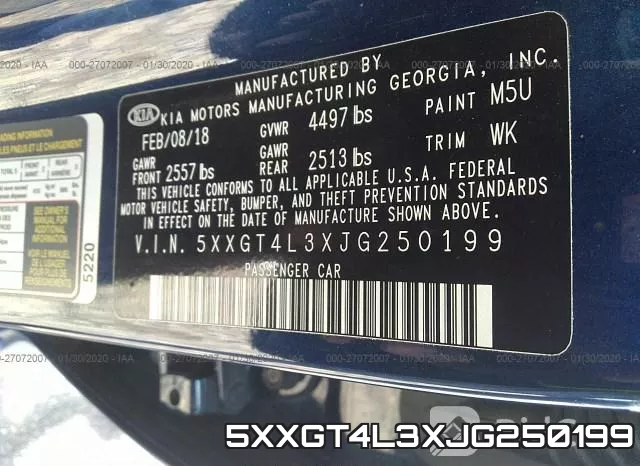 5XXGT4L3XJG250199 фото 10
