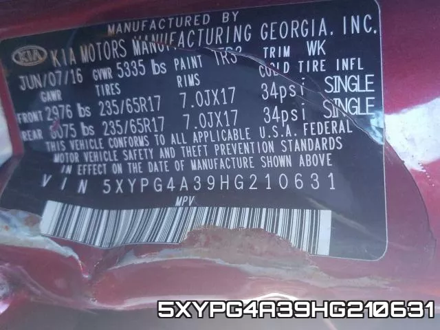 5XYPG4A39HG210631 фото 2