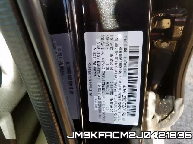 JM3KFACM2J0421836 фото 2
