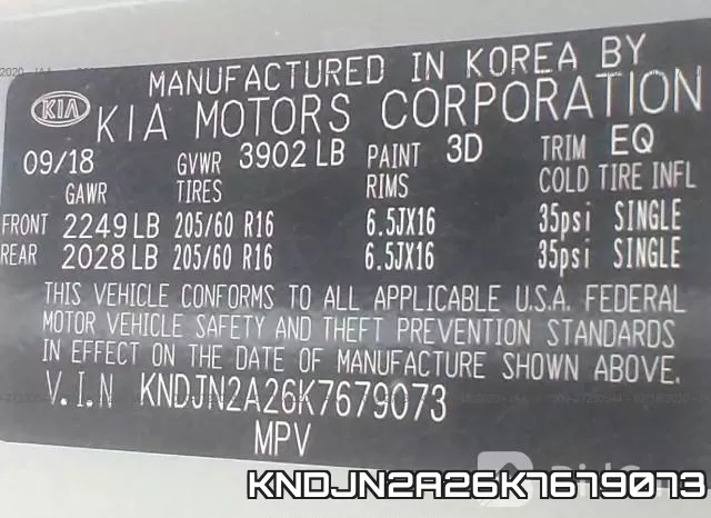KNDJN2A26K7679073 фото 7