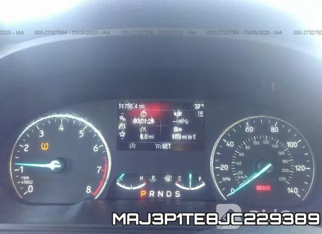 MAJ3P1TE8JC229389 фото 8