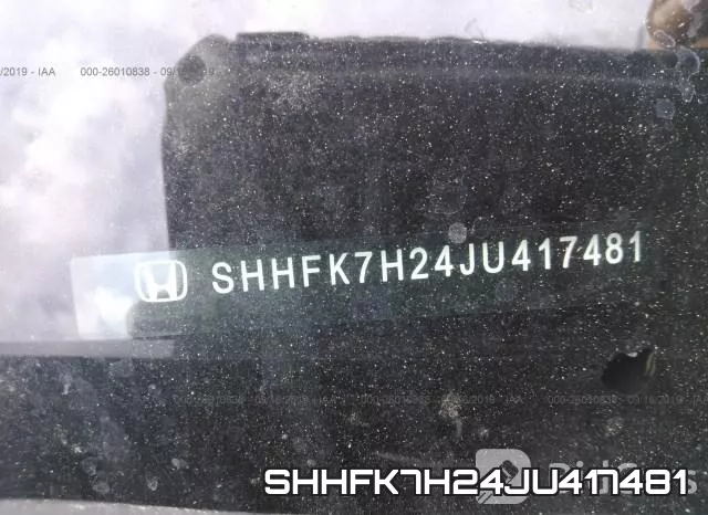SHHFK7H24JU417481 фото 10