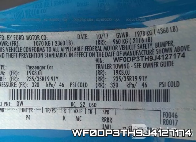 WF0DP3TH9J4127174 фото 10