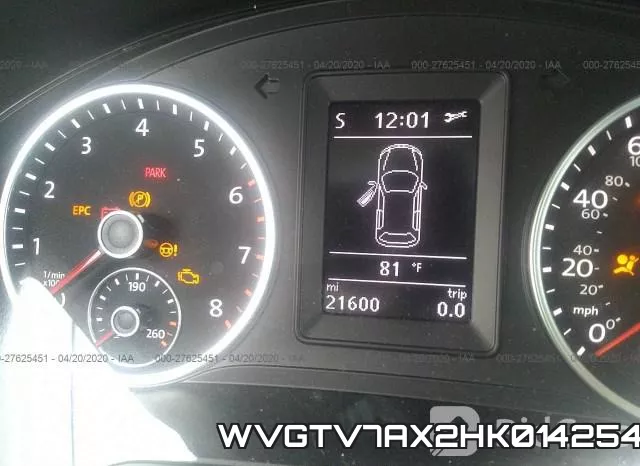 WVGTV7AX2HK014254 фото 6